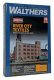 River City Textiles Background Building -- Kit - 12-7/8 x 2-3/8 x 11-1/8′ 32.1 x 5.9 x 27.8, HO, Walthers Cornerstone 3178