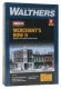 Merchant`s Row II -- Kit - 6-1/4 x 3-1/2 x 3-5/8` 15.9 x 8.9 x 9.2cm, N, Walthers Cornerstone 3224