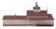 Sunrise Feed Mill -- Kit - 9 x 2-3/8 x 4-1/4′ 22.8 x 6 x 10.6cm, N, Walthers Cornerstone 3239