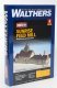 Sunrise Feed Mill -- Kit - 9 x 2-3/8 x 4-1/4′ 22.8 x 6 x 10.6cm, N, Walthers Cornerstone 3239