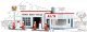 Al`s Victory Service Gas Station -- Kit - 3-1/4 x 2-1/4` 8.1 x 5.6cm, N, Walthers Cornerstone 3243