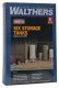 Storage Tanks -- Kit pkg(6), N, Walthers Cornerstone 3265