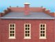 Perfect Perk Cafe -- Kit - 3-1/8 x 5-1/2 x 4-1/2′ 7.9 x 13.9 x 11.4cm, HO, Walthers Cornerstone 3468