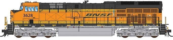GE ET44C4 (ET44ACH) Tier 4 - Standard DC -- BNSF Railway (orange, black, Wedge Logo), HO, Intermountain Railway Company 497114