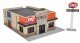 DQ Grill & Chill(R) -- Kit - 7-1/4 x 5-3/8 x 2-3/4′ 18.4 x 13.6 x 6.9cm, HO, Walthers Cornerstone 3485