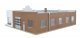 Vintage Ford Auto Dealer -- Kit - 7-7/8 x 6-7/8 x 3′ 20 x 17.4 x 7.6cm, HO, Walthers Cornerstone 3490