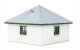 Municipal Water Tower -- Kit - 3-5/16 x 3-5/16 x 11-1/8′ 8.4 x 8.4 x 28.2cm, HO, Walthers Cornerstone 3550