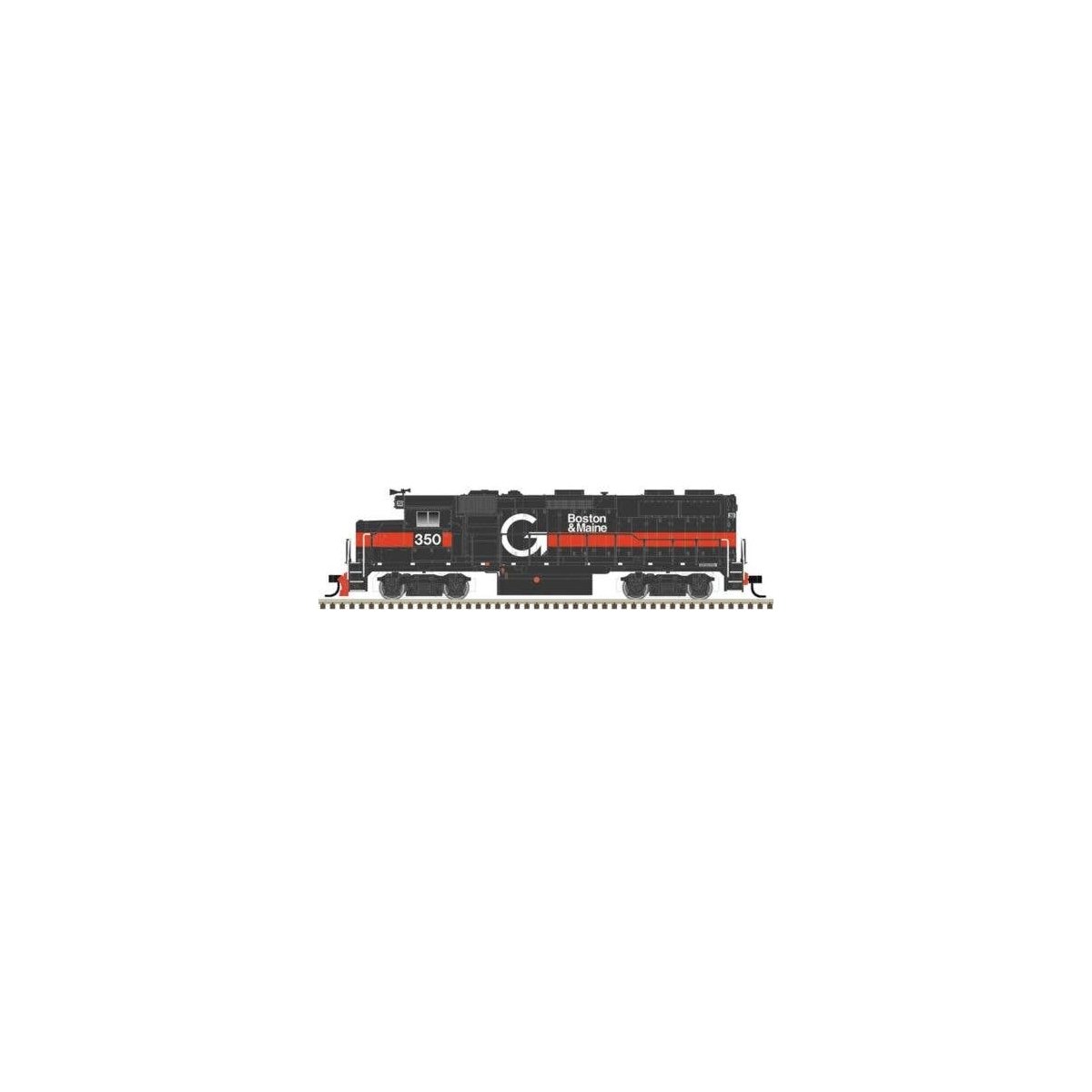EMD GP39-2 Phase I - LokSound and DCC - Master(R) Gold -- Guilford B&M 350 (gray, orange, white), N, Atlas Model Railroad Co. 40