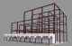 Skyscraper Construction Site -- Kit - 8-5/8 x 10-9/16 x 5-3/4′ 21.9 x 26.8 x 14.6cm, HO, Walthers Cornerstone 3761