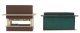 Newsstands -- Kit pkg(2), HO, Walthers Cornerstone 3773