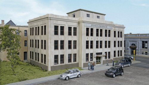 United States Post Office(TM) -- Kit - 13-1/2 x 7-1/16 x 7-1/4′ 33.7 x 17.9 x 18.1cm, HO, Walthers Cornerstone 3782