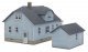 American Bungalow -- Kit - 3-7/16 x 2 x 2′ 8.7 x 5.1 x 5.1cm, N, Walthers Cornerstone 3889