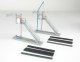 Modern Loading Racks pkg(4) -- Kit - Each 3-1/8 x 1-11/16 x 4′ 7.9 x 4.2 x 10.1cm, HO, Walthers Cornerstone 4037