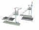 Modern Loading Racks pkg(4) -- Kit - Each 3-1/8 x 1-11/16 x 4′ 7.9 x 4.2 x 10.1cm, HO, Walthers Cornerstone 4037