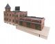 Vintage Brick Warehouse -- Kit, HO, Walthers Cornerstone 4104