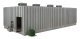Modern Concrete Grocery Warehouse -- Kit - 16-7/8 x 8-11/16 x 4-1/2′ 42.8 x 22 x 11.4cm, HO, Walthers Cornerstone 4105