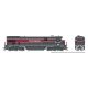 GE C36-7 - Standard DC -- Ferromex 9336 (gray, red, white), HO, Rapido Trains Inc 42113