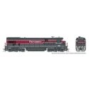 GE C36-7 - Standard DC -- Ferromex 9336 (gray, red, white), HO, Rapido Trains Inc 42113
