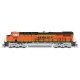 GE ES44AC - Standard DC - Stealth -- BNSF Railway 6329 (orange, black, Wedge Logo), HO, Broadway Limited Imports 8551
