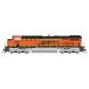 GE ES44AC - Standard DC - Stealth -- BNSF Railway 6329 (orange, black, Wedge Logo), HO, Broadway Limited Imports 8551