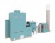 Lakefront Energy Power Plant with Dust Collector -- Kit - 28-1/2 x 7-13/16 x 17-7/8 72.3 x , HO, Walthers Cornerstone 4172