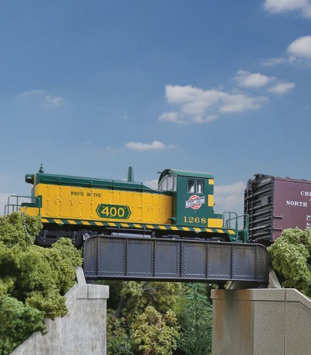 30` Single-Track Railroad Through Girder Bridge -- Kit - 4-7/32 x 2-3/8 x 1` 10.7 x 6 x 2.5, HO, Walthers Cornerstone 4500