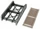 30` Single-Track Railroad Through Girder Bridge -- Kit - 4-7/32 x 2-3/8 x 1` 10.7 x 6 x 2.5, HO, Walthers Cornerstone 4500