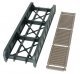 50` Single-Track Railroad Through Girder Bridge -- Kit - 6-15/16 x 2-3/8 x 1-3/32` 17.6 x 6, HO, Walthers Cornerstone 4501
