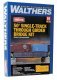 50` Single-Track Railroad Through Girder Bridge -- Kit - 6-15/16 x 2-3/8 x 1-3/32` 17.6 x 6, HO, Walthers Cornerstone 4501
