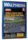 109` Single-Track Pratt Deck Truss Railroad Bridge -- Kit - 15 x 2-5/8 x 3-1/8` 38.1 x 6.6 , HO, Walthers Cornerstone 4520