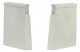 Single-Track Railroad Bridge Concrete Piers pkg(2) -- Kit - 5-1/8 x 1-1/8 x 3-3/4′ 13 x 2.8, HO, Walthers Cornerstone 4550