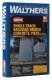Single-Track Railroad Bridge Concrete Piers pkg(2) -- Kit - 5-1/8 x 1-1/8 x 3-3/4′ 13 x 2.8, HO, Walthers Cornerstone 4550