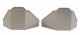 Double-Track Railroad Bridge Concrete Abutment pkg(2) -- Kit - 11-1/4 x 3-1/4 x 5-1/4′ 28.6, HO, Walthers Cornerstone 4553