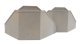 Double-Track Railroad Bridge Concrete Abutment pkg(2) -- Kit - 11-1/4 x 3-1/4 x 5-1/4′ 28.6, HO, Walthers Cornerstone 4553