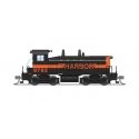 EMD NW2 - Sound and DCC - Paragon4(TM) -- Indiana Harbor Belt 8792 (black, orange), N, Broadway Limited Imports 9304