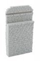 Single-Track Railroad Bridge Stone Abutment - Resin Casting -- Approximate Dimensions: 3-1/4, HO, Walthers Cornerstone 4583
