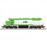 EMD SD35 Low Nose - LokSound and DCC - Master(R) Silver -- Cargill 606 (green, white), N, Atlas Model Railroad Co. 40005769