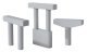 Modern Long-Span Concrete Railroad Bridge -- Kit - 20-7/8 x 2-7/8′ 53 x 7.3cm, HO, Walthers Cornerstone 4592