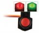 LED Accessory Fascia Controller - Walthers Layout Control System -- Red - Green, All Scales, Walthers Controls 124