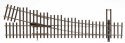 Code 70 Nickel Silver DCC Friendly Number 4 Turnout -- Right Hand, HO, WalthersTrack 70014
