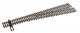 Code 83 Nickel Silver DCC Friendly Number 6 Turnout -- Right Hand, HO, WalthersTrack 83018