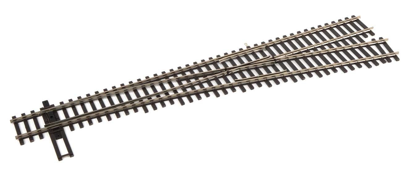 Code 83 Nickel Silver DCC Friendly Number 6 Turnout -- Right Hand, HO, WalthersTrack 83018