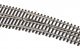 Code 83 Nickel Silver DCC-Friendly Curved Turnout - 24 and 28′ Radii -- Left Hand, HO, WalthersTrack 83063