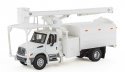 International(R) 4300 2-Axle Truck with Tree Trimmer Body - Assembled -- White Cab, Body an, HO, Walthers SceneMaster 11745