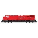 GE ES44AC - Standard DC - Stealth -- Canadian Pacific 9568 (red, white, black), HO, Broadway Limited Imports 8556