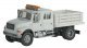 International(R) 4900 Open Stake Bed Utility Truck - Assembled -- White w/Railroad Maintena, HO, Walthers SceneMaster 11894