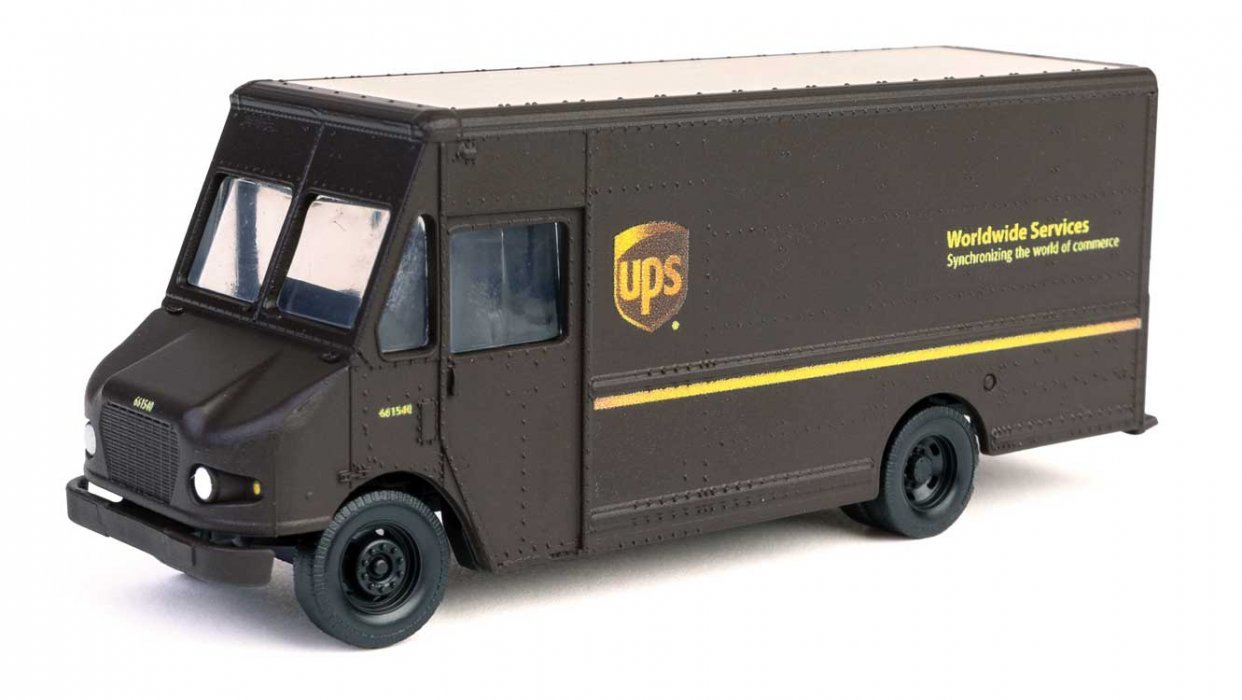 Morgan Olson(R) Route Star Van -- United Parcel Service(R) Package Car (New Style), HO, Walthers SceneMaster 12100