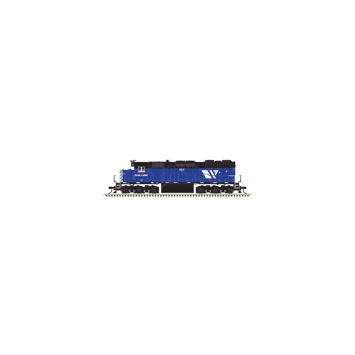 EMD SD35 Low Nose - LokSound and DCC - Master(R) Gold -- Montana Rail Link 702 (blue, black), N, Atlas Model Railroad Co. 400057