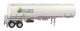 Petroleum Tank Trailer - Assembled -- North American Ethanol, HO, Walthers SceneMaster 12359