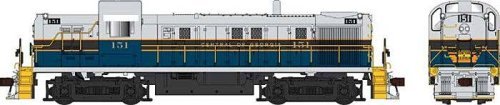 Alco RS3 Phase 2 - Standard DC -- Central of Georgia 151 (blue, gray, black), HO, Bowser Manufacturing Co. 25411